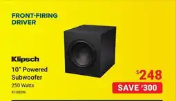Visions Electronics Klipsch 10 Powered Subwoofer offer