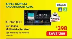 Visions Electronics Kenwood 6.8 Digital Multimedia Receiver offer