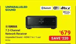 Visions Electronics Yamaha 7.2-Channel Network Receiver offer