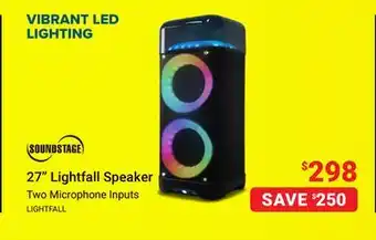 Visions Electronics Soundstage 27 Lightfall Speaker offer