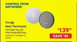 Visions Electronics Google Nest Thermostat offer