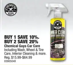 PartSource Chemical Guys Car Care offer