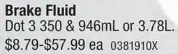 PartSource Certified Brake Fluid offer