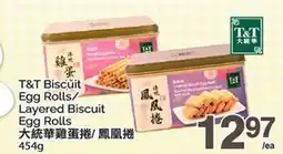 T&T Supermarket T&T BISCUIT EGG ROLLS /LAYERED BISCUIT EGG ROLLS offer