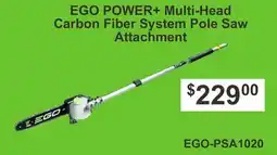 Atlas Tools & Machinery EGO POWER+ Multi-Head Carbon Fiber System Pole Saw Attachment offer