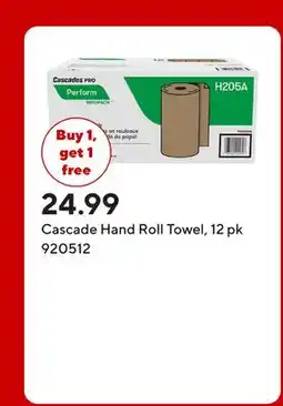 Staples Cascade Hand Roll Towel offer