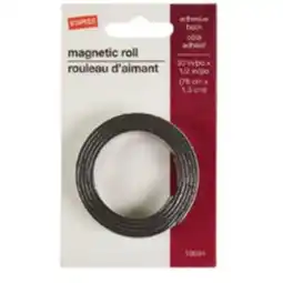 Staples Staples Magnetic Tape Roll - 1/2 x 30 - Black offer