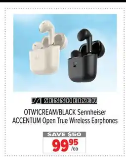 2001 Audio Video OTW1CREAM Sennheiser ACCENTUM Open True Wireless Earphones offer
