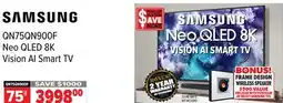 2001 Audio Video QN75QN900F Neo QLED 8K Vision AI Smart TV offer
