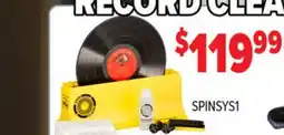 2001 Audio Video SPINSYS1 RECORD CLEANING KITS offer