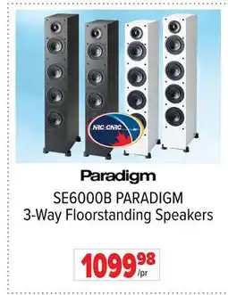 2001 Audio Video SE6000B - PARADIGM 3-Way Floorstanding Speakers offer