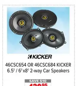 2001 Audio Video 46CSC654 CAR SPEAKERS 6.5 COAXIAL offer