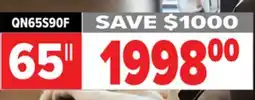 2001 Audio Video QN65S90F 4K OLED HDR PRO GLARE FREE TV offer
