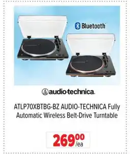 2001 Audio Video ATLP70XBTBG-BZ AUDIO-TECHNICA Fully Automatic Wireless Belt-Drive Turntable offer