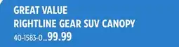 Canadian Tire RIGHTLINE GEAR SUV CANOPY offer