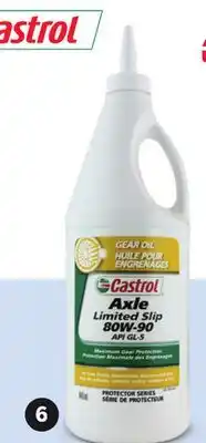 Canadian Tire Castrol AXLE LIMITED SLIP GEAR OIL offer