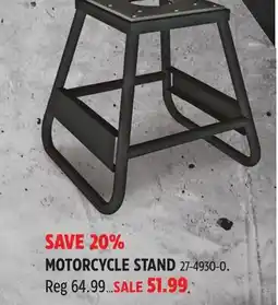 Canadian Tire MOTORCYCLE STAND offer
