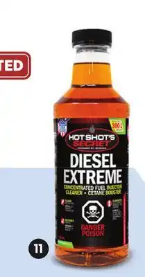 Canadian Tire HOT SHOTS DIESEL EXTREME CONCENTRATED FUEL INJECTOR CLEANER & CETANE BOOSTER offer