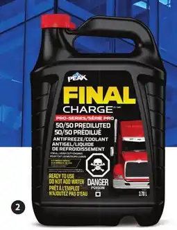 Canadian Tire PEAK HEAVY DUTY ANTIFREEZE/COOLANT, PREMIX offer