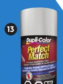 Canadian Tire Dupli-Color PERFECT MATCH AEROSOL SPRAY PAIN offer