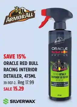 Canadian Tire Armor All ORACLE RED BULL RACING INTERIOR DETAILER offer