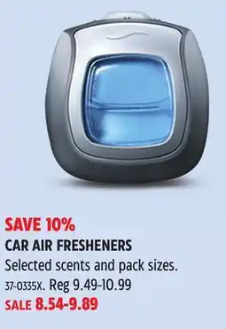 Canadian Tire CAR AIR FRESHENERS offer