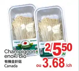 T&T Supermarket CHAMPIGNON ENOKI BIO offer