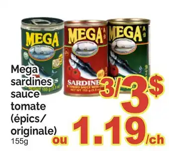 T&T Supermarket MEGA SARDINES SAUCE TOMATE offer