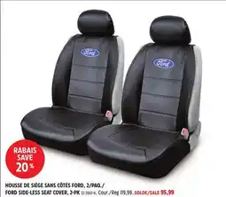 Canadian Tire FORD SIDE-LESS SEAT COVER, 2-PK offer