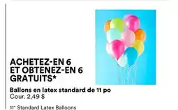 Michaels Ballons en latex standard de 11 po offer