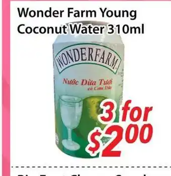 Bestco Food Mart Wonder Farm Young Coconut Water offer