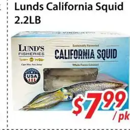 Bestco Food Mart Lunds California Squid offer