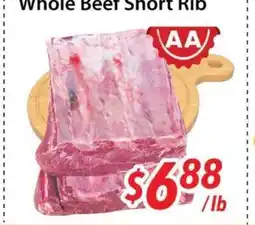 Bestco Food Mart Whole Beef Short Rib offer