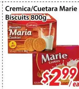 Bestco Food Mart Cremica/Cuetara Marie Biscuits offer