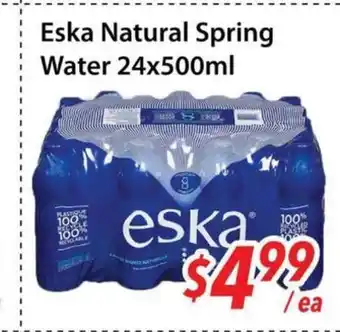 Bestco Food Mart Eska Natural Spring Water offer