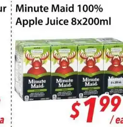 Bestco Food Mart Minute Maid 100% Apple Juice offer