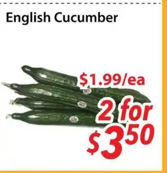 Bestco Food Mart English Cucumber offer