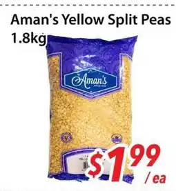 Bestco Food Mart Aman's Yellow Split Peas offer