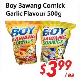 Bestco Food Mart Boy Bawang Cornick Garlic Flavour offer