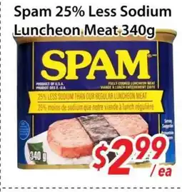 Bestco Food Mart Spam 25% Less Sodium Luncheon Meat offer