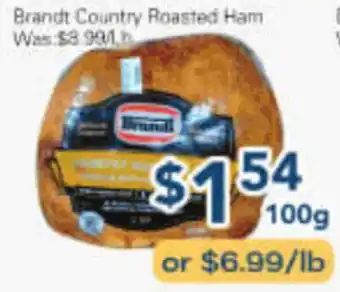 Oceans Fresh Food Market Brandt Country Roasted Ham offer