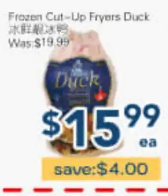 Oceans Fresh Food Market Frozen Cut-Up Fryers Duck offer