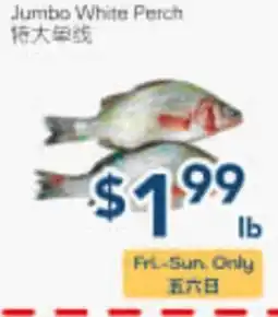 Oceans Fresh Food Market Jumbo White Perch offer