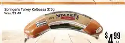 Nations Fresh Foods Springer's Turkey Kolbassa offer