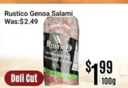 Nations Fresh Foods Rustico Genoa Salami offer