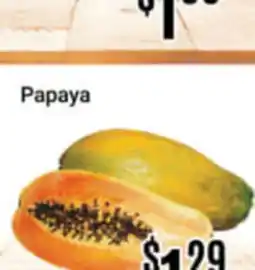 Nations Fresh Foods Papaya offer