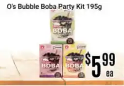 Nations Fresh Foods O's Bubble Boba Party Kit offer