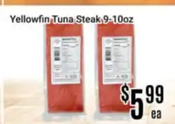 Nations Fresh Foods Yellowfin Tuna Steak offer