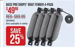 Cabela's BASS PRO SHOPS BOAT FENDER 4-PACK offer