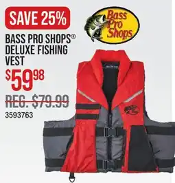 Cabela's BASS PRO SHOPS DELUXE FISHING VEST offer